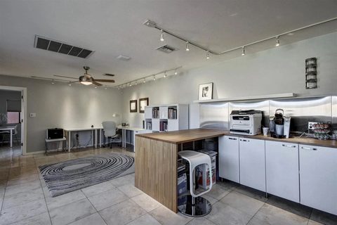 Open kitchen with an island